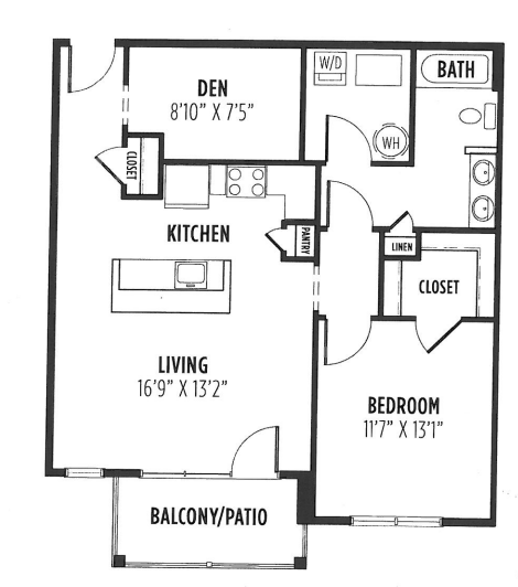 Harrison Floor Plan at New Britain, Chalfont, PA